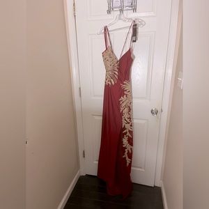 Brand new high-end embroidered dress